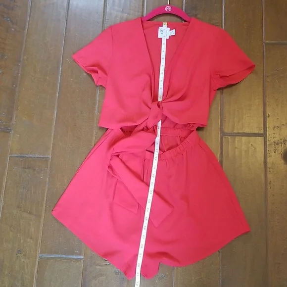 Princess Polly Red Romper - Picture 4 of 11